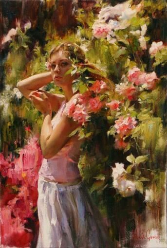Garmash SURROUNDED BY FLOWERS